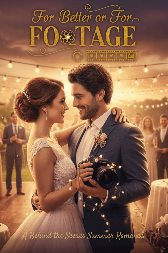 Book cover of For Better or For Footage; A behind the scenes summer romance.