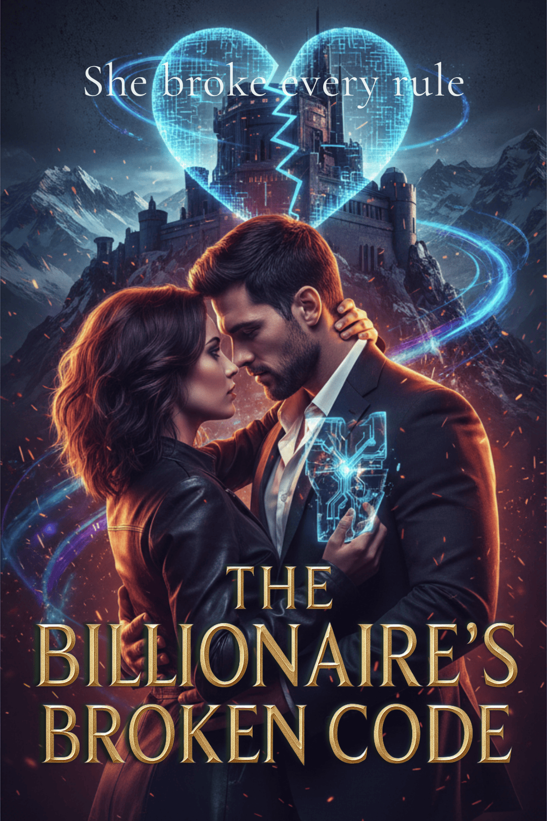 Book cover of The Billionaire's Broken Code; She broke every rule.