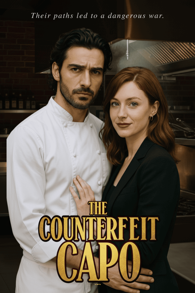 Book cover of The Counterfeit Capo; Their paths led to a dangerous war.