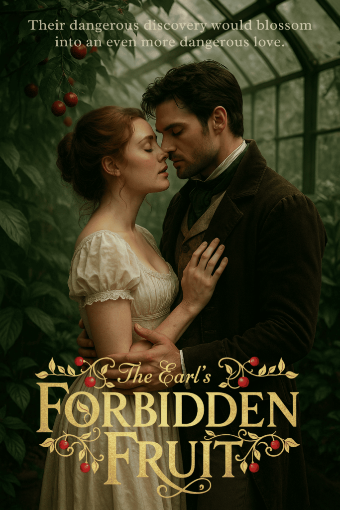 Book cover of The Earl's Forbidden Fruit; Their dangerous discovery would blossom into an ever more dangerous love.