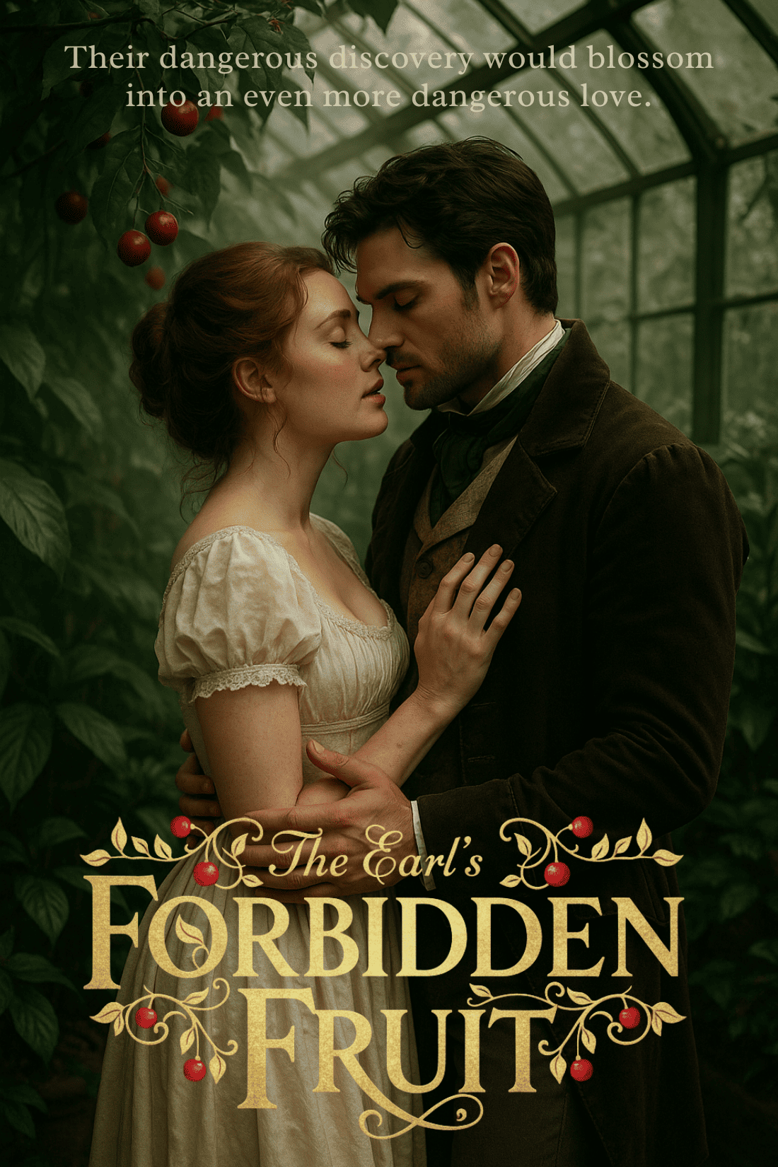Book cover of The Earl's Forbidden Fruit; Their dangerous discovery would blossom into an ever more dangerous love.