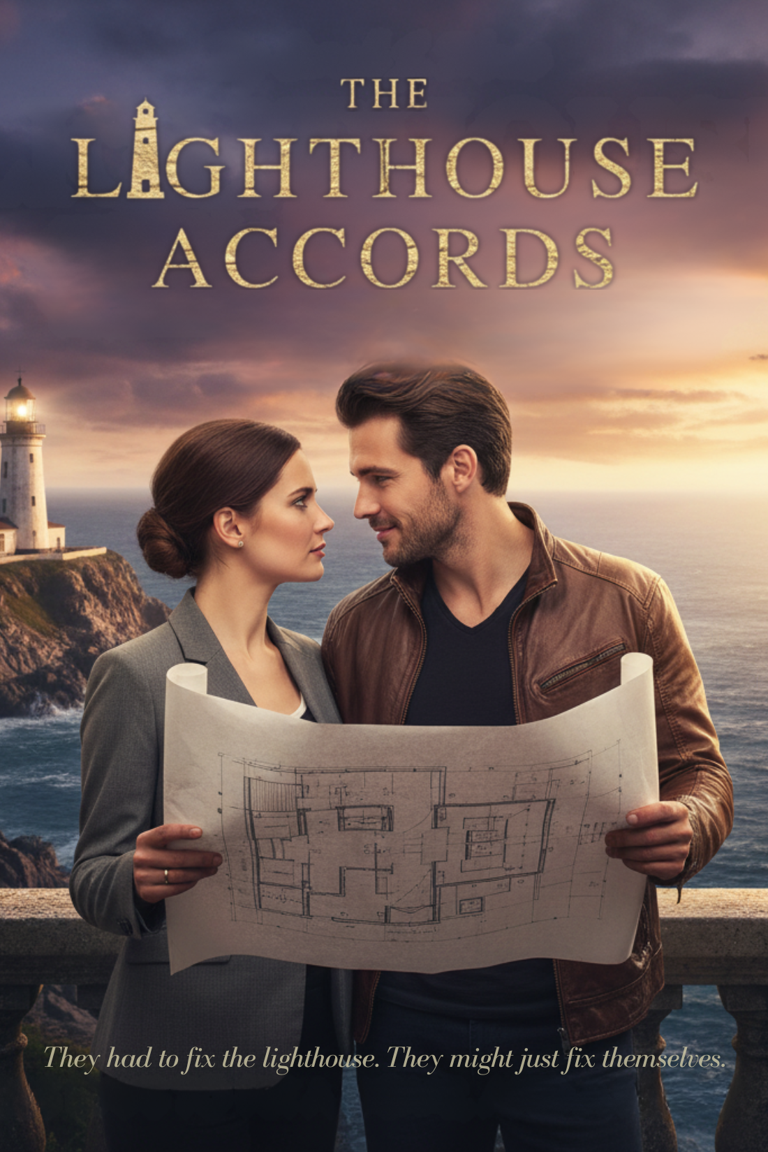 Book cover of The Lighthouse Accords; They had to fix the lighthouse. They might just fix themselves.