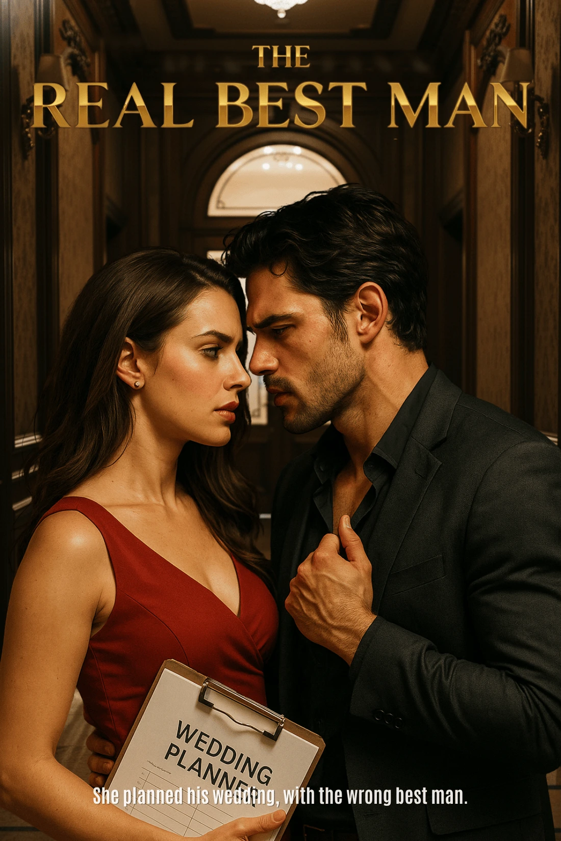 Book cover of The Real Best Man; She planned his wedding, with the wrong best man.